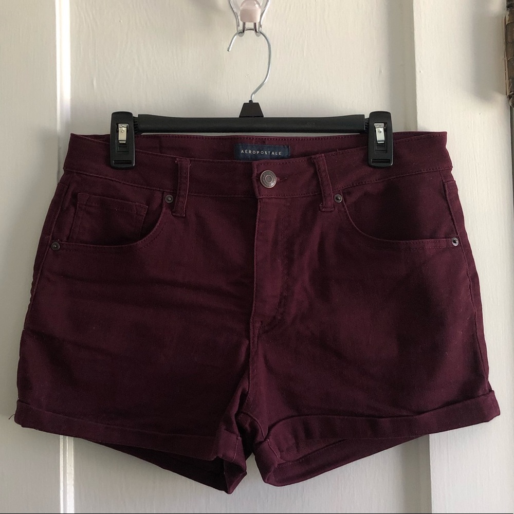 Aeropostale Maroon Shorts